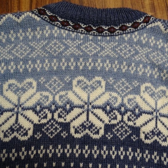 Dale of Norway Sweater Cardigan Fair Isle Size 54 - Picture 10 of 10